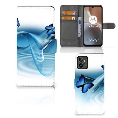 Motorola Moto G32 | Telefoonhoesje | Met pasjeshouder | Vlinders