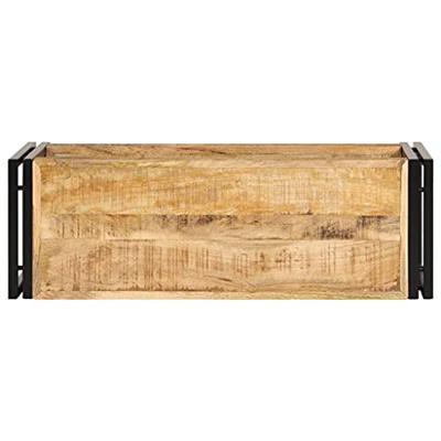 Tv-meubel 90x30x40 cm massief mangohout