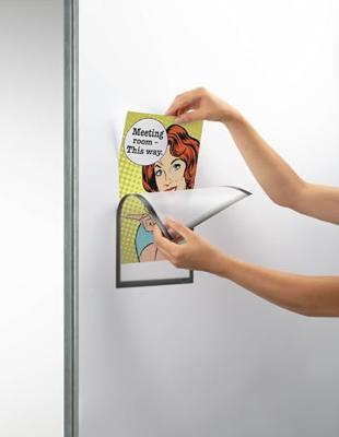 Durable 400757 Documenthouder Antraciet (b x h x d) 236 x 323 x 0.27 mm DIN A4 staand, DIN A4 liggend