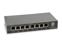 LevelOne GEP-0823 Gigabit Ethernet (10/100/1000) Zwart Power over Ethernet (PoE) - thumbnail