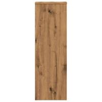 Plantenstandaards 2 st 33x33x100 cm hout artisanaal eiken - thumbnail