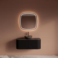 Badkamermeubelset Gliss Design Alluro 100 cm Black Veneer - thumbnail