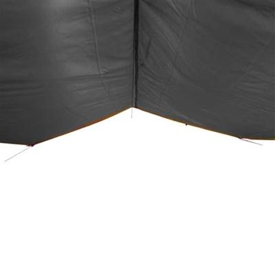 VidaXL Kampeerluifel waterdicht 300x294 cm grijs en oranje VidaXL Kampeerluifel waterdicht 300x294 cm grijs en oranje