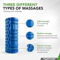 Tunturi Foam roller l 33 cm l Ø 14 cm l blauw - thumbnail