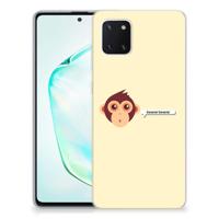 Samsung Galaxy Note 10 Lite Telefoonhoesje met Naam Monkey - thumbnail