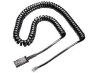 Plantronics 38222-01 U10 extra lichte omkeerkabel voor hoofdtelefoon zwart - thumbnail