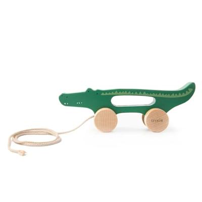 Trixie houten trekfiguur mr. crocodile