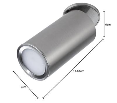 Paulmann Turnal Coin 3SD EBL Eisen 93090 LED-inbouwlamp LED 6 W IJzer (geborsteld)