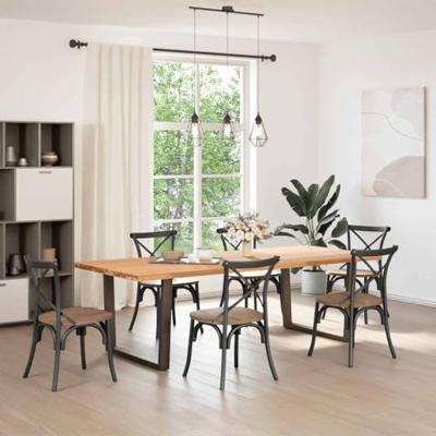 Eettafelpoten 2 st V-vormig 100x(72-73,3) cm staal antraciet Eettafelpoten 2 st V-vormig 100x(72-73,3) cm staal antraciet