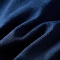 Kindershirt met lange mouwen voetbalveldprint 116 marineblauw - thumbnail