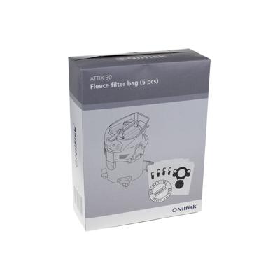 NILFISK blauwe lijn stofzuigerzakken filter bag pack.a 5 pcs. f. alto attix 30