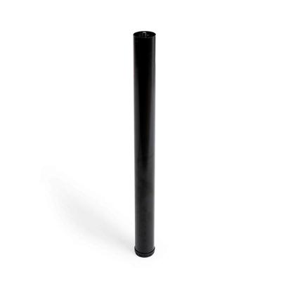 Poten Rei 406g Aanpasbaar Cilindrisch Zwart Staal (Ø 7,6 x 71 cm)