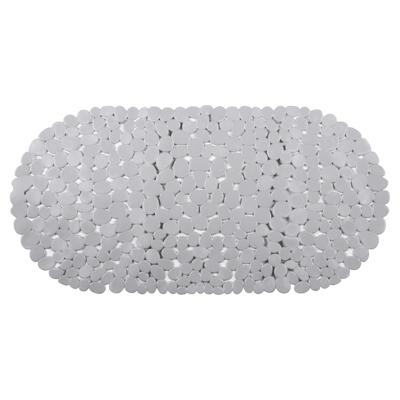Differnz Lapis inlegmat bad antislip laag 100% PVC 70 x 35 cm grijs