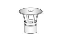 Harvia | Regenkap Ø 115 mm RVS - thumbnail