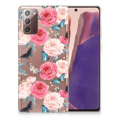 Samsung Note 20 | TPU Case | Butterfly Roses Samsung Note 20 | TPU Case | Butterfly Roses