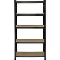 TOOLCRAFT KCT20CP Stellingkast (extra stevig) 175 kg (b x h x d) 900 x 1800 x 400 mm Metaal, Hardboard Antraciet/zwart Harde vezelbodem - thumbnail