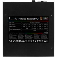 Voedingsbron Aerocool LUX RGB 550M ATX 550 W 80 Plus Bronze LED RGB - thumbnail