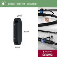 Paulmann 93904 93904 Verlichtingssysteem Plug&Shine Afdekking voor trafo Zwart - thumbnail