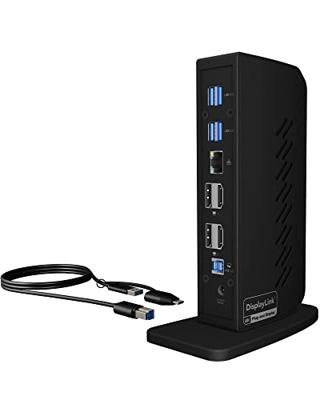 ICY BOX IB-DK2252AC notebook dock & poortreplicator Bedraad USB 3.2 Gen 1 (3.1 Gen 1) Type-C Zwart ICY BOX IB-DK2252AC notebook dock & poortreplicator Bedraad USB 3.2 Gen 1 (3.1 Gen 1) Type-C Zwart