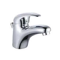 AQUA 2 SAVE waterbesparende ééngreepsmengkraan wastafel, chroom keramische schijven geluidsarme, verwisselbare 40 mm-cartouche Eco-Click functie en kinderbeveiliging 50% waterbesparing door sp - thumbnail