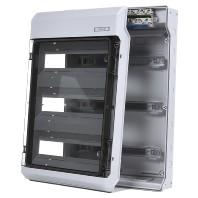 Hensel 6100230 KV 3554 Kleine verdeelkast Opbouw (op muur) Aantal groepen: 54 Aantal rijen: 3 Inhoud: 1 stuk(s)