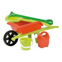 Androni Kruiwagen met tuingereedschap - thumbnail
