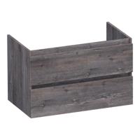 Brauer Joy - Onderkast - 80 cm - met 2 Softclose Lades Greeploos en 1 Sifon Uitsparing - Driftwood - thumbnail