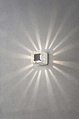 Konstsmide Pescara 7978-250 LED-buitenlamp (wand) Energielabel: F (A - G) LED LED vast ingebouwd 3 W Wit, Zwart
