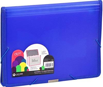 Organiser Map Carchivo Dune Blauw Din A4 24,5 x 33,5 x 4 cm