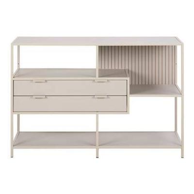 Bendt Wandrek 'Holger' Met 2 lades, 78 x 114cm, kleur Grijs