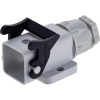 Amphenol C146 10N003 500 4 sokkelbehuizing met schroefdraadclip, met schroefverbinding, 1 kabeluitgang 1 st. - thumbnail