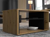 Rechthoekige salontafel ORISA artisan eik - thumbnail