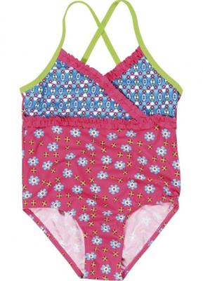 Playshoes badpak Bloemen Roze-98-104