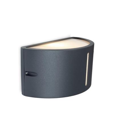 Buitenlamp e27 fitting voordeur donker grijs &apos;Bonn&apos; up down lighter 25 cm