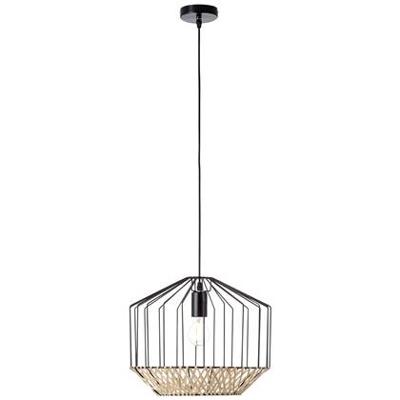 Brilliant DraadlampTemplo met rotan - 99193/76