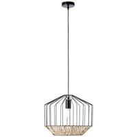 Brilliant DraadlampTemplo met rotan - 99193/76 - thumbnail