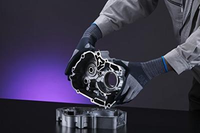 Showa Allround handschoen - 381 - microporeuze nitril gecoat - grijs - maat L