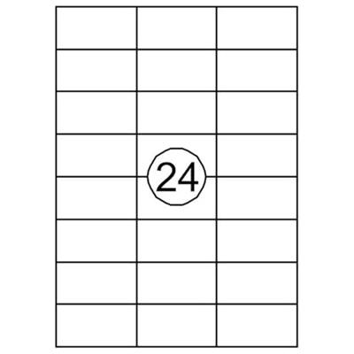 Etiket Quantore 70X37mm 360 stuks Etiket Quantore 70X37mm 360 stuks