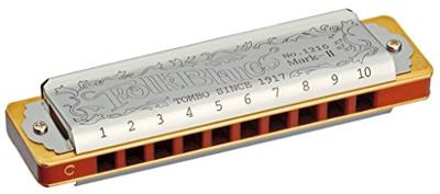 Tombo Folk Blues MKII 1210 Low F diatonische mondharmonica Tombo Folk Blues MKII 1210 Low F diatonische mondharmonica