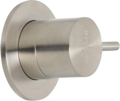 Qisani Flow wastafelkraan afbouwdeel met 210mm uitloop rvs geborsteld Qisani Flow wastafelkraan afbouwdeel met 210mm uitloop rvs geborsteld