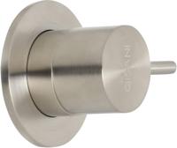 Qisani Flow wastafelkraan afbouwdeel met 210mm uitloop rvs geborsteld - thumbnail