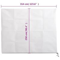 Plantenhoezen met ritssluiting 4 st 70 g/m² 3,14x2,5 m - thumbnail