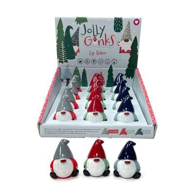 Kerstmis Gnoom Jolly Gonk Lipbalsem Houder