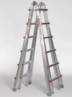 Waku Telescoopladder vouwladder 4x6 treden - 1413800103 - thumbnail
