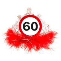 60 jaar Verkeersbord Tiara - thumbnail