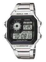 Casio AE-1200WHD-1AVEF Horloge Kwarts (b x h x d) 42.1 x 45 x 12.5 mm Materiaal (behuizing): Hars Materiaal (armband): RVS - thumbnail