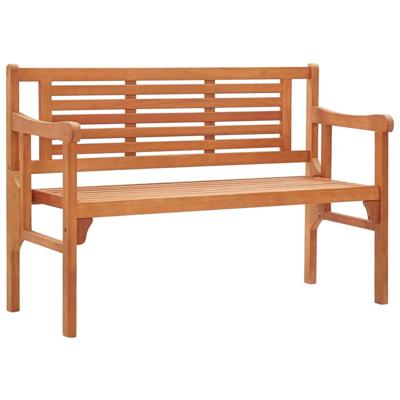 VidaXL Tuinbank inklapbaar 120 cm massief eucalyptushout