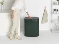 Brabantia Bo Touch Bin 2 x 30 L - Pine Green - thumbnail
