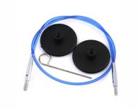 Knitpro Kabel met Connector Blauw - 50 cm - thumbnail