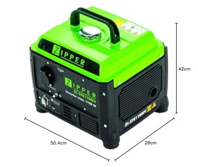 Zipper ZI-STE1100IV 4-takt Aggregaat met omvormer 230 V 12.8 kg 1100 W